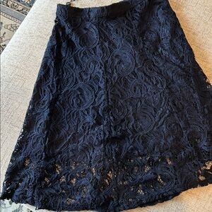 Elegant Black Lace Skirt